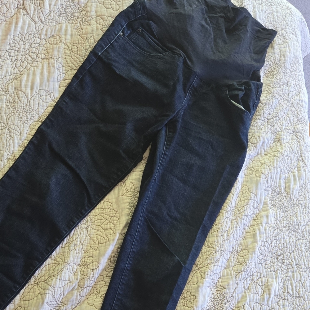 Maternity Skinny Dark Wash Denim